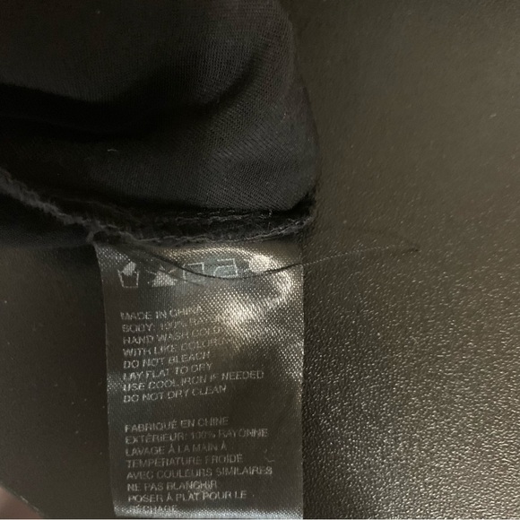 Anthropologie Paper Crane Black Cold Shoulder Dress Women’s Boho Tassel Lace Up - Picture 6 of 6